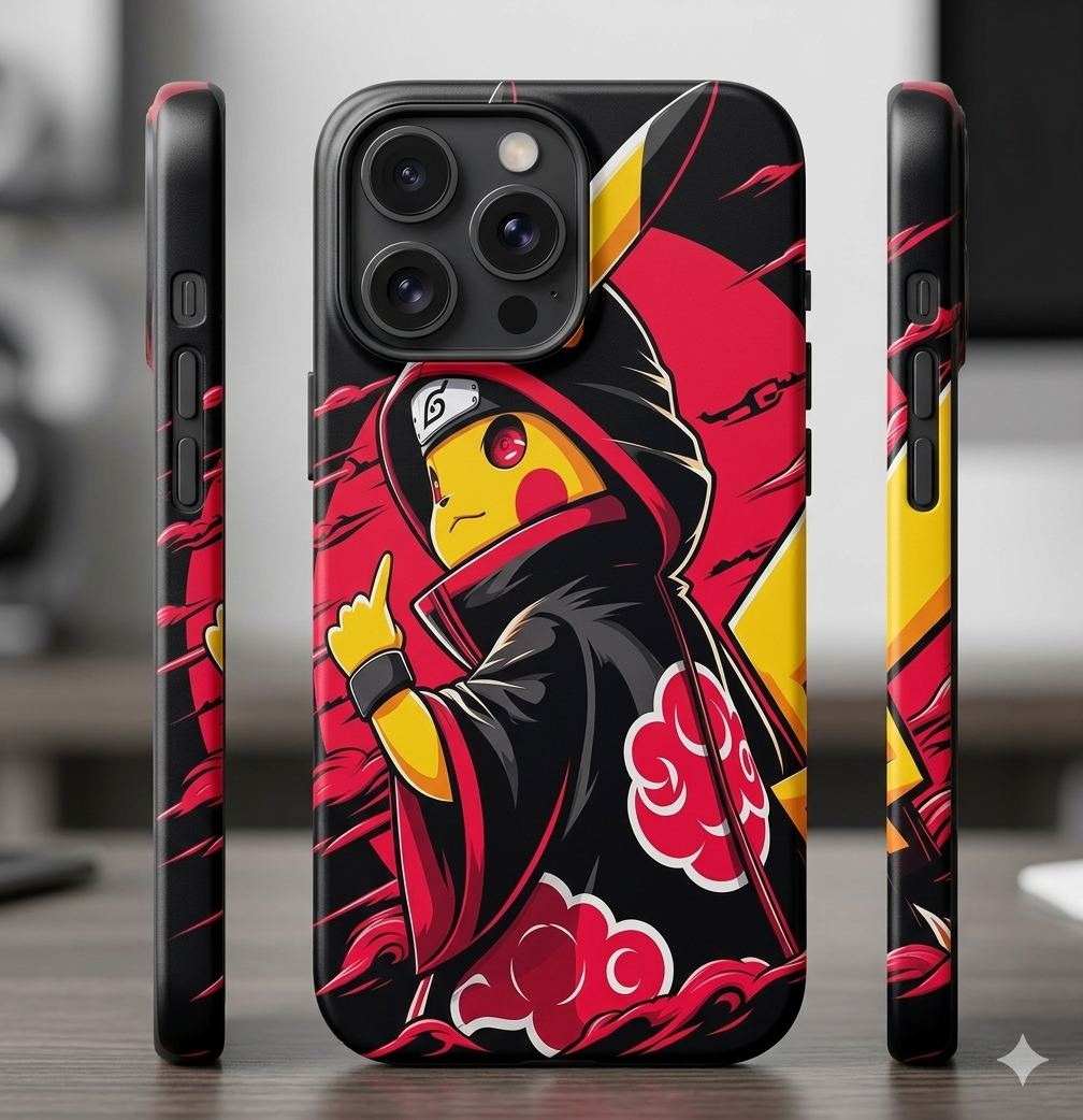 Naruto X Pokémon  Premium Akatsuki Pikachu Case