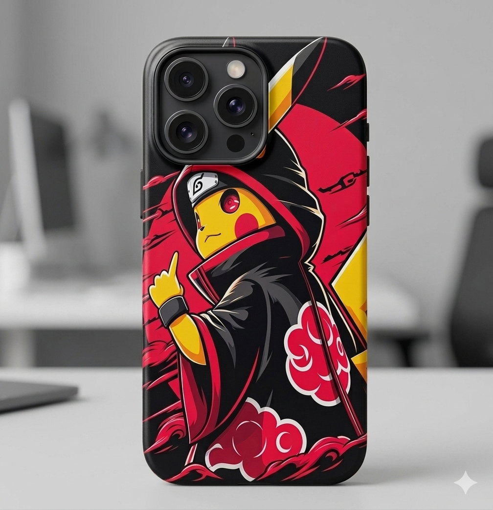 Naruto X Pokémon  Premium Akatsuki Pikachu Case