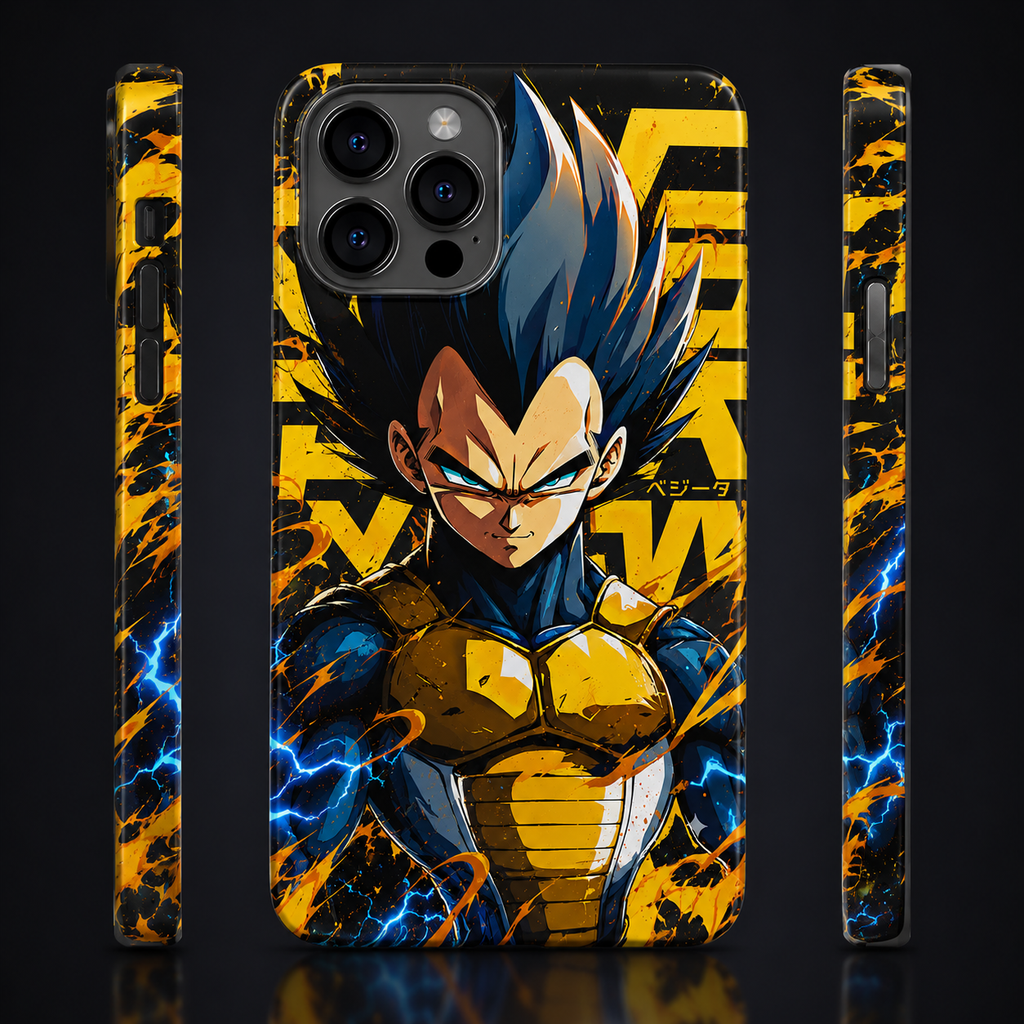DBZ Vegeta Premium Anime iPhone Case