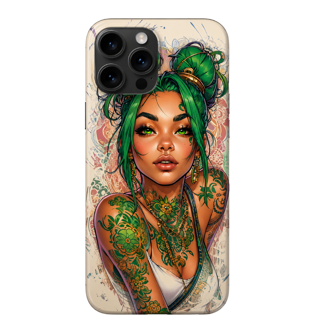 Tattooed Beauty Custom iPhone Case