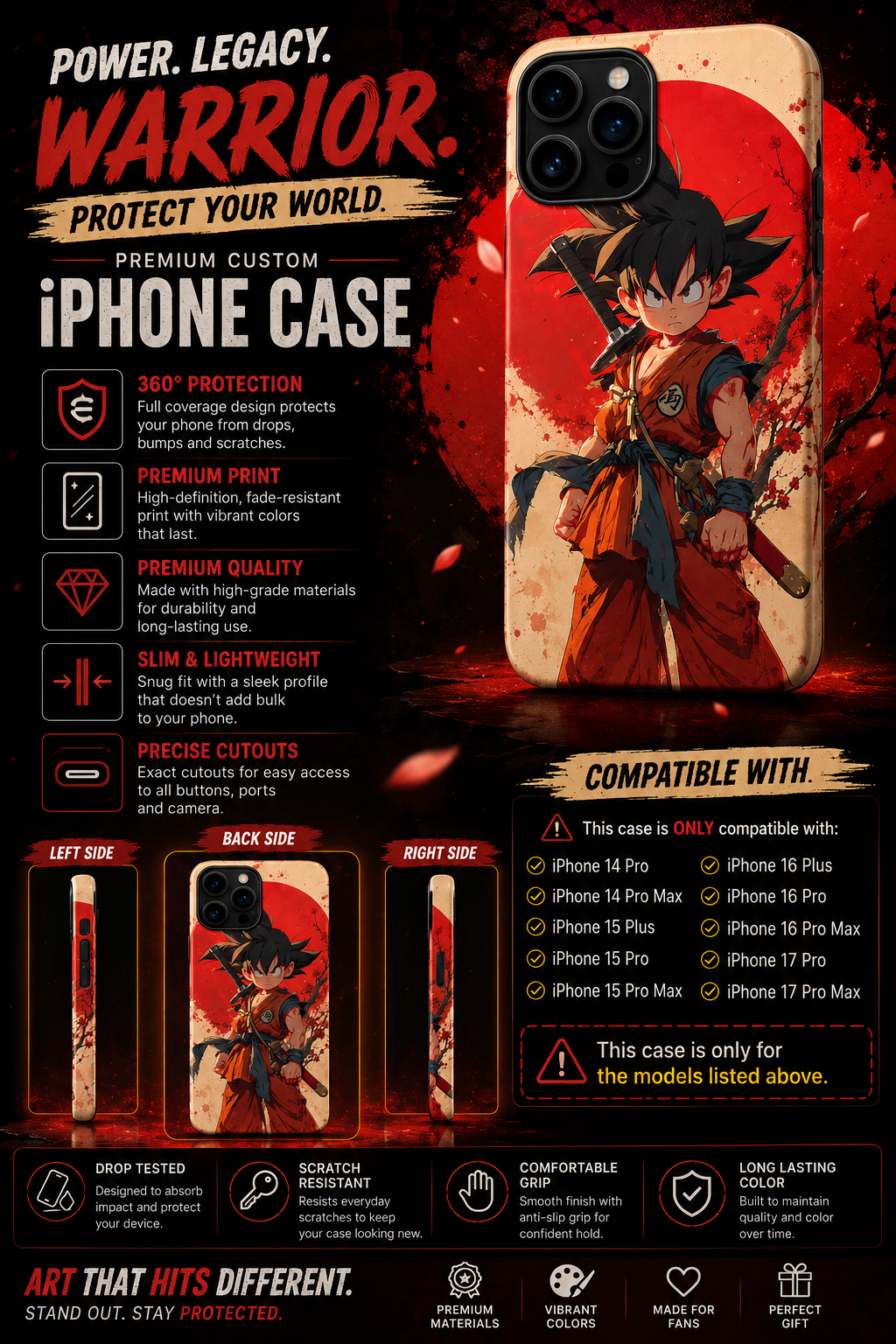 kid Goku Premium Custom Case